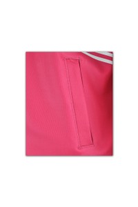 Customized pink cheerleading uniforms Personally designed zipper windbreaker jacket Cheerleading uniforms Group cheerleading uniforms Cheerleading uniform center CH213 detail view-1